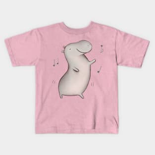 Dancing Hippo Kids T-Shirt